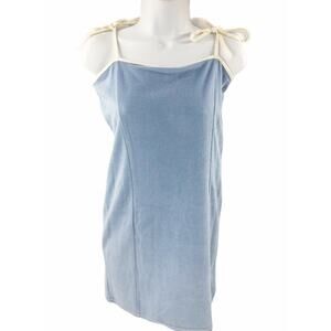 SOLID STRIPED- Swim Cover Up - Size Large